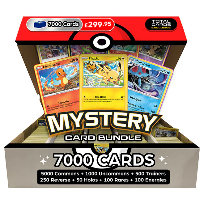 Pokemon - Mystery Card Bundle - 7000 Cards! Pokemon - Mystery Card Bundle - 7000 Cards!