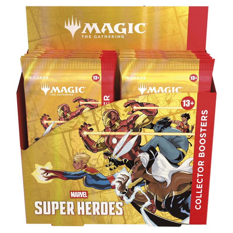 Magic The Gathering - Marvel Super Heroes - Collector Booster Box (12 Packs) Magic The Gathering - Marvel Super Heroes - Collector Booster Box (12 Packs)
